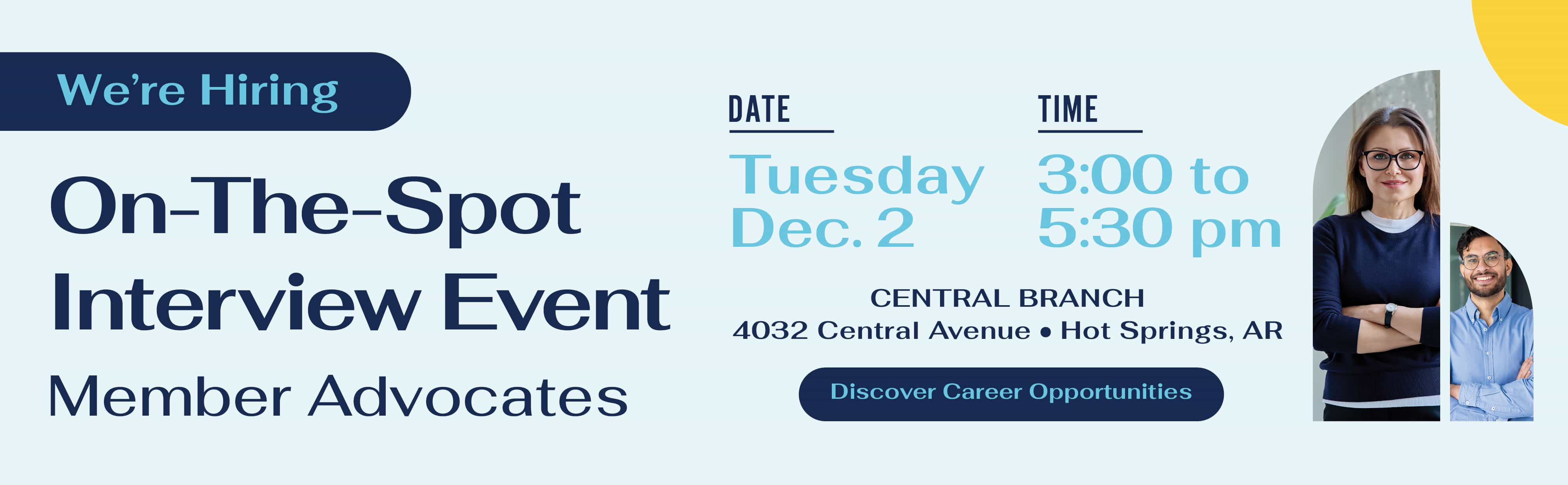 Image of two professional people looking for a job at Diamond Lakes FCU