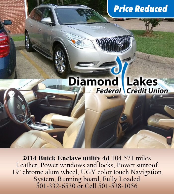 Repo-Buick Enclave for Sale, price has been reduced.